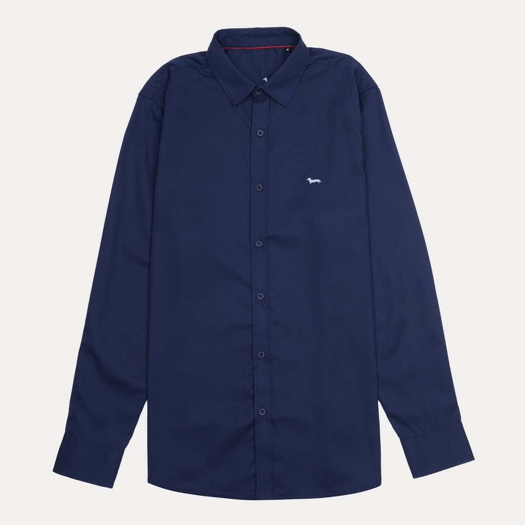 harmont&blaine Classic Navy Button-Up Shirt
