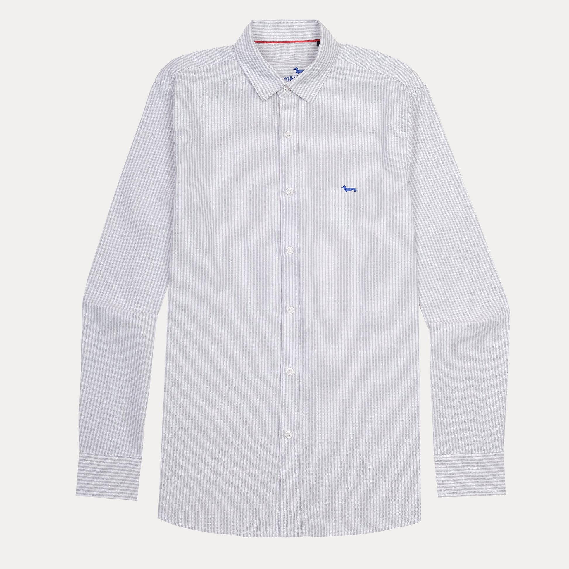 harmont & blaine Striped Elegance Shirt in Whispering Blue
