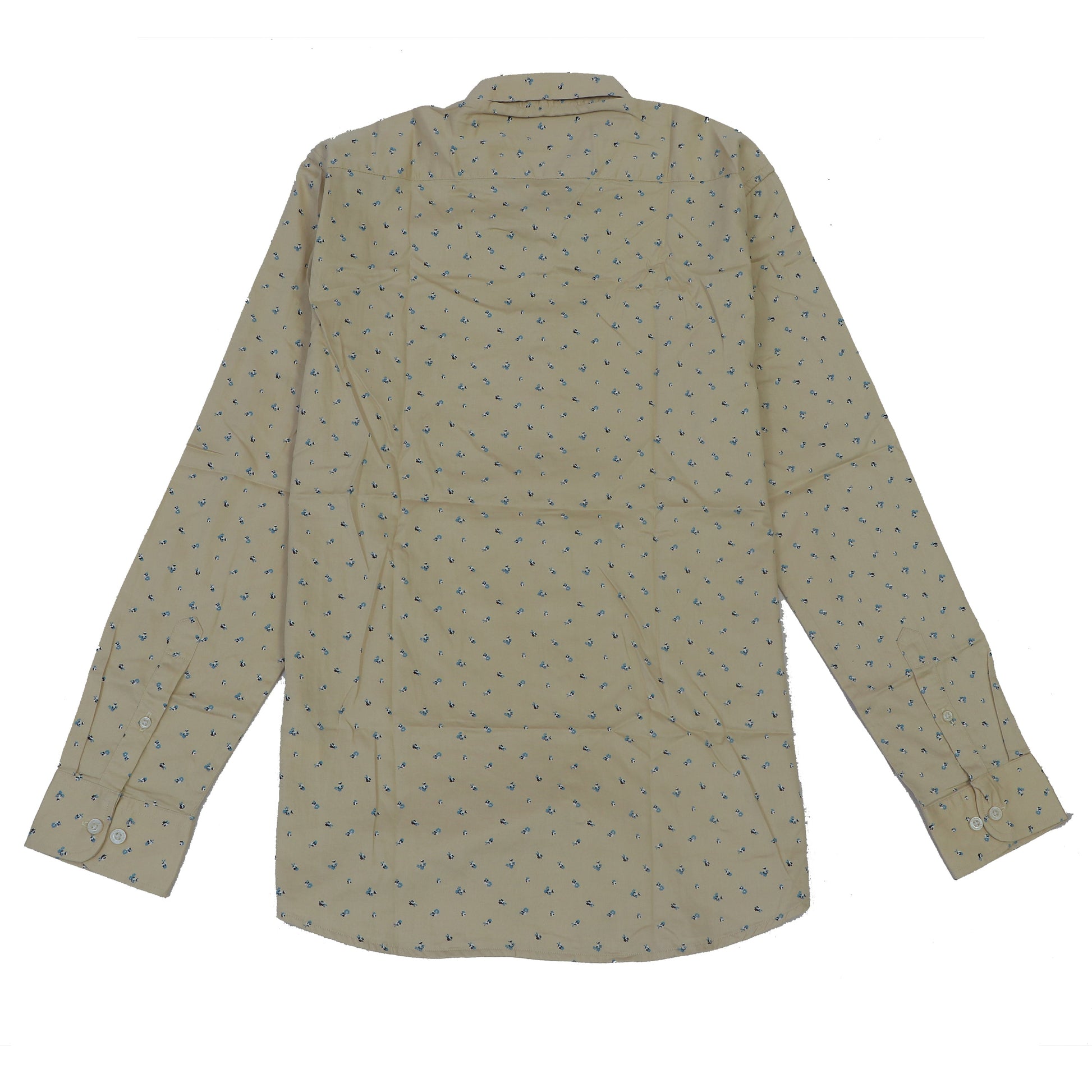 AURELIAN Sunlit Amber Tailored Fit Long Sleeve Button-Down Shirt