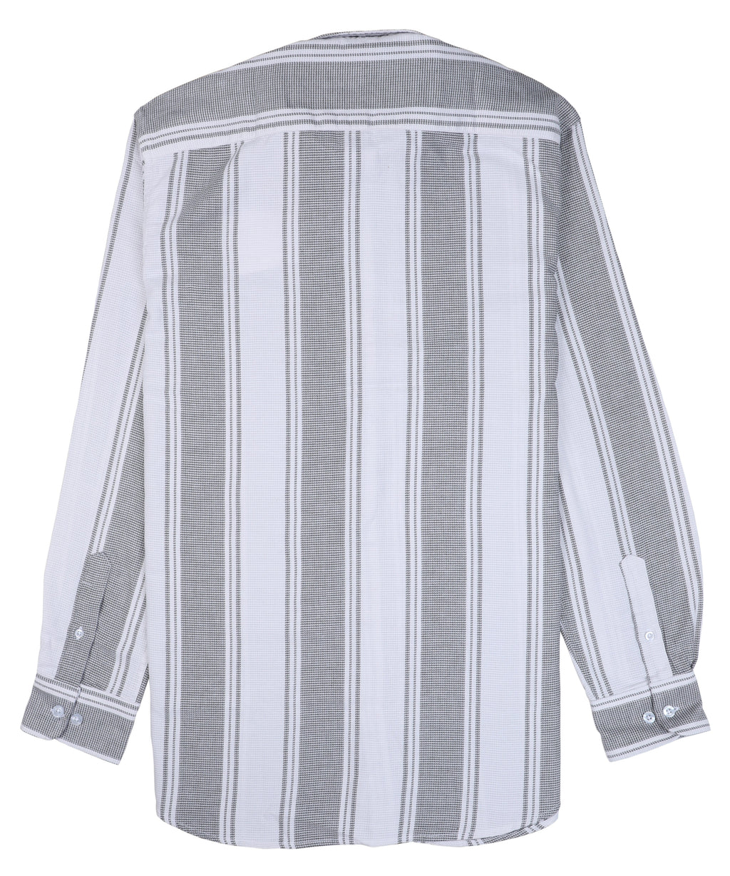 LACOSTE Whispering Slate Slim Fit Long Sleeve Button-Up Shirt