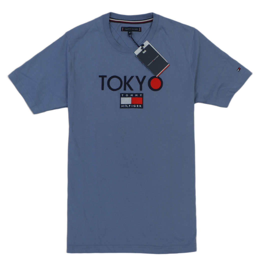 TOMMY HILFIGER Aurelian Amber Drift Short Sleeve Cotton Graphic Tee