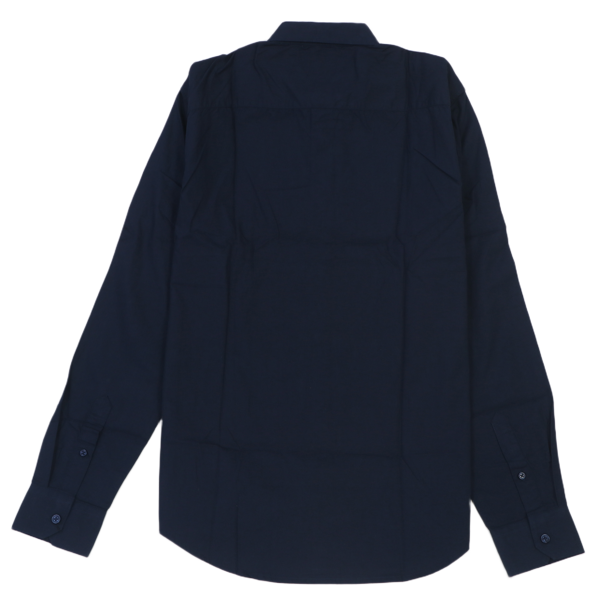 ARMANI EXCHANGE Luminous Indigo Tailored Fit Long Sleeve Button-Up Shirt