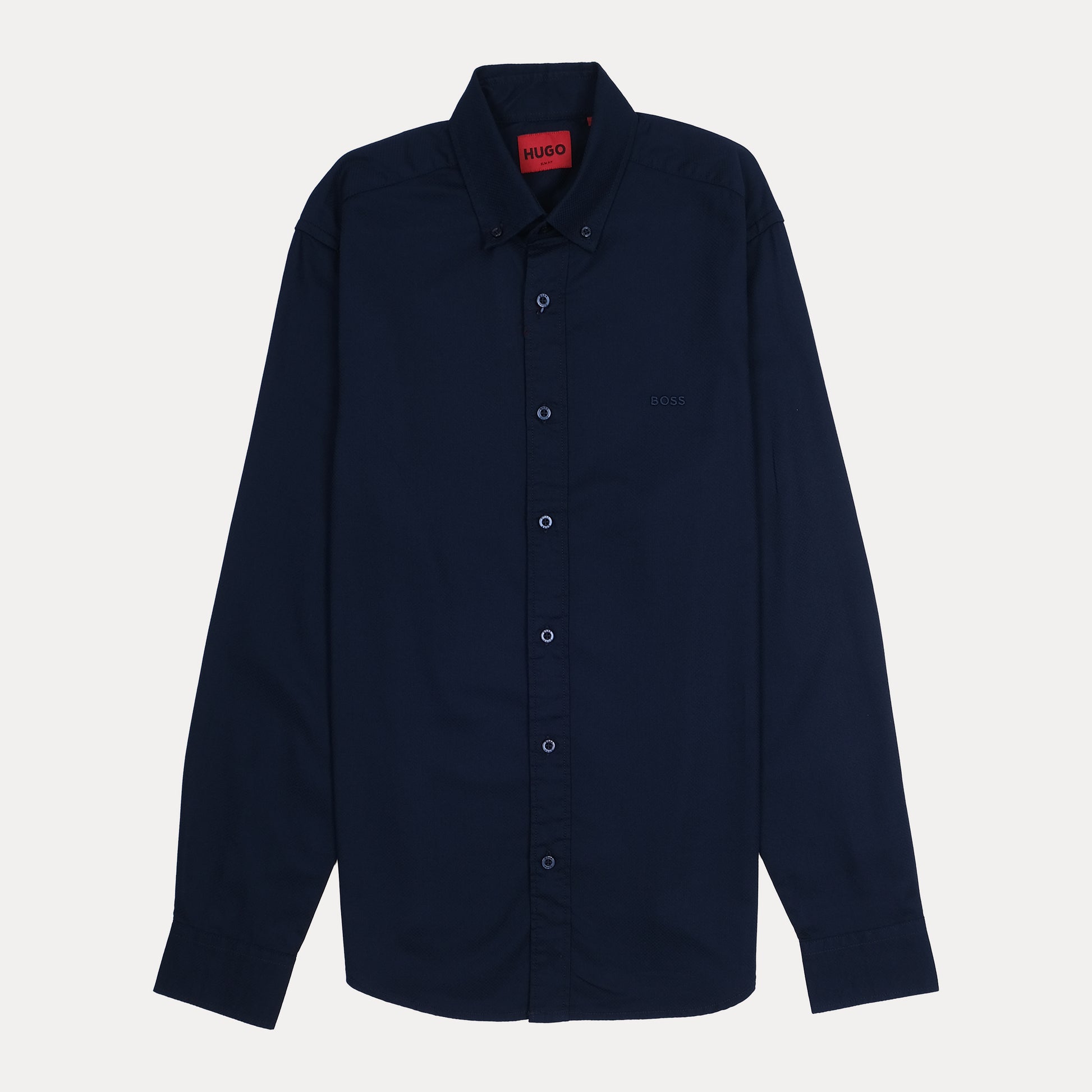 HUGO BOSS Deep Ocean Classic Fit Long Sleeve Shirt