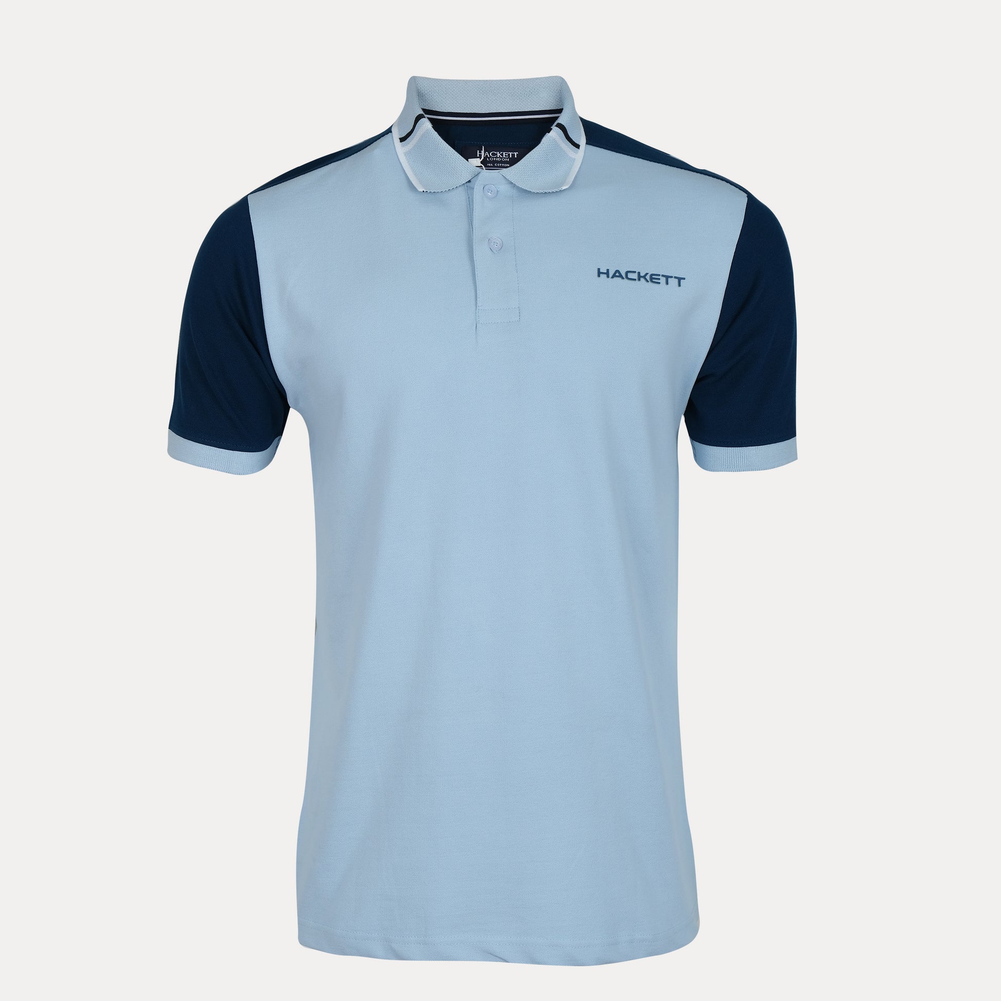 HACKETT Cotton Breeze Polo in Serene Sky