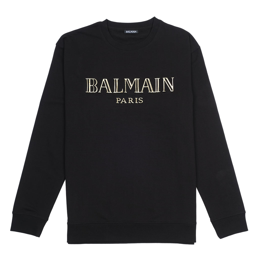 Balmain Luxurious Midnight Black Sweatshirt