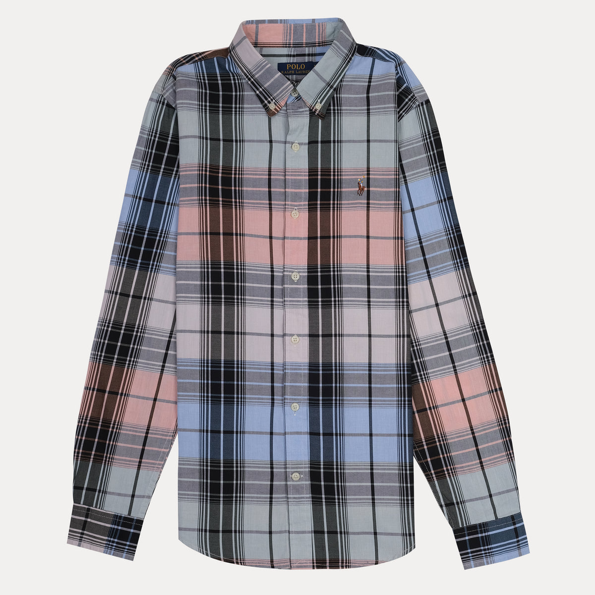POLO Classic Fit Multi-Color Plaid Shirt