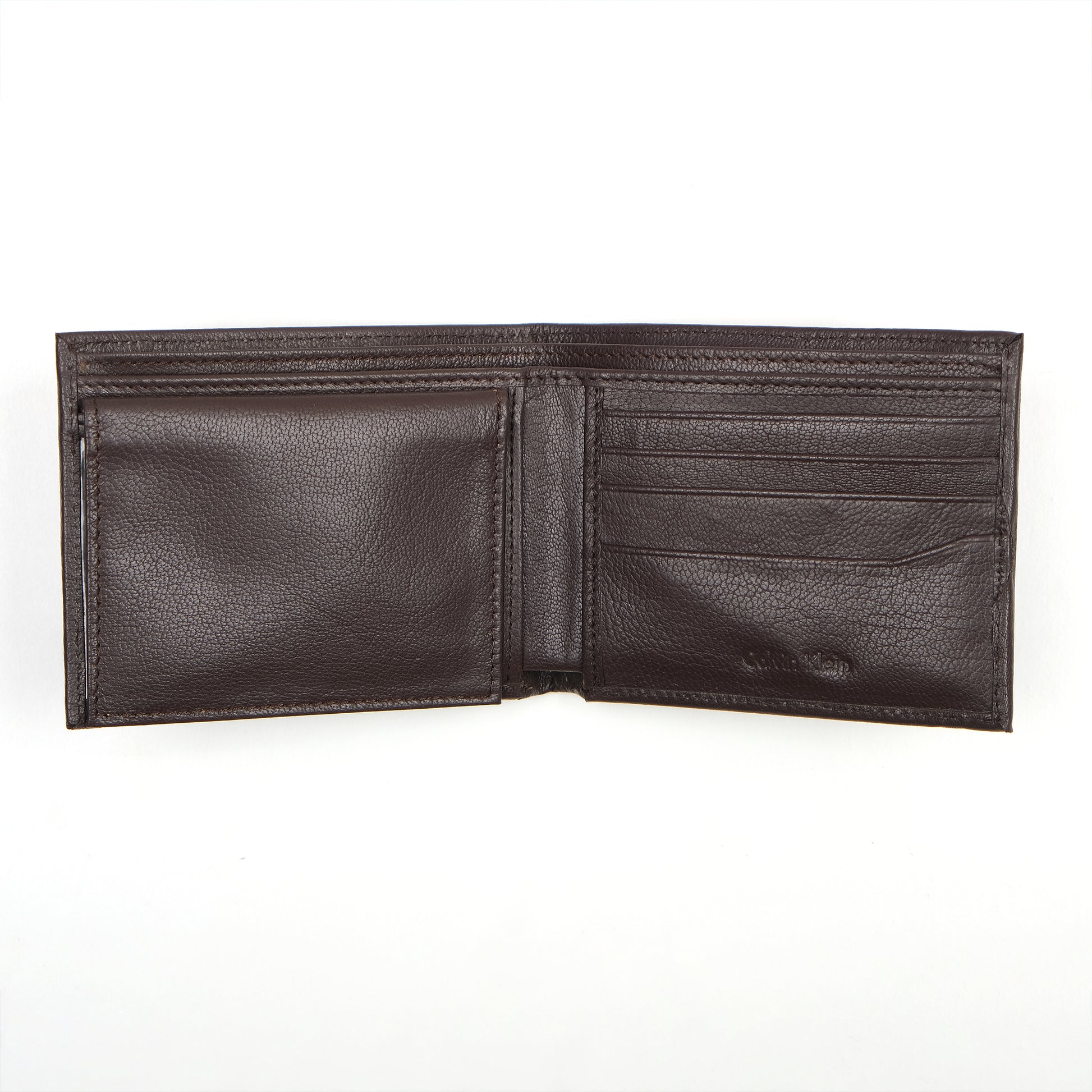 Calvin Klein Luxurious Cocoa Leather Wallet