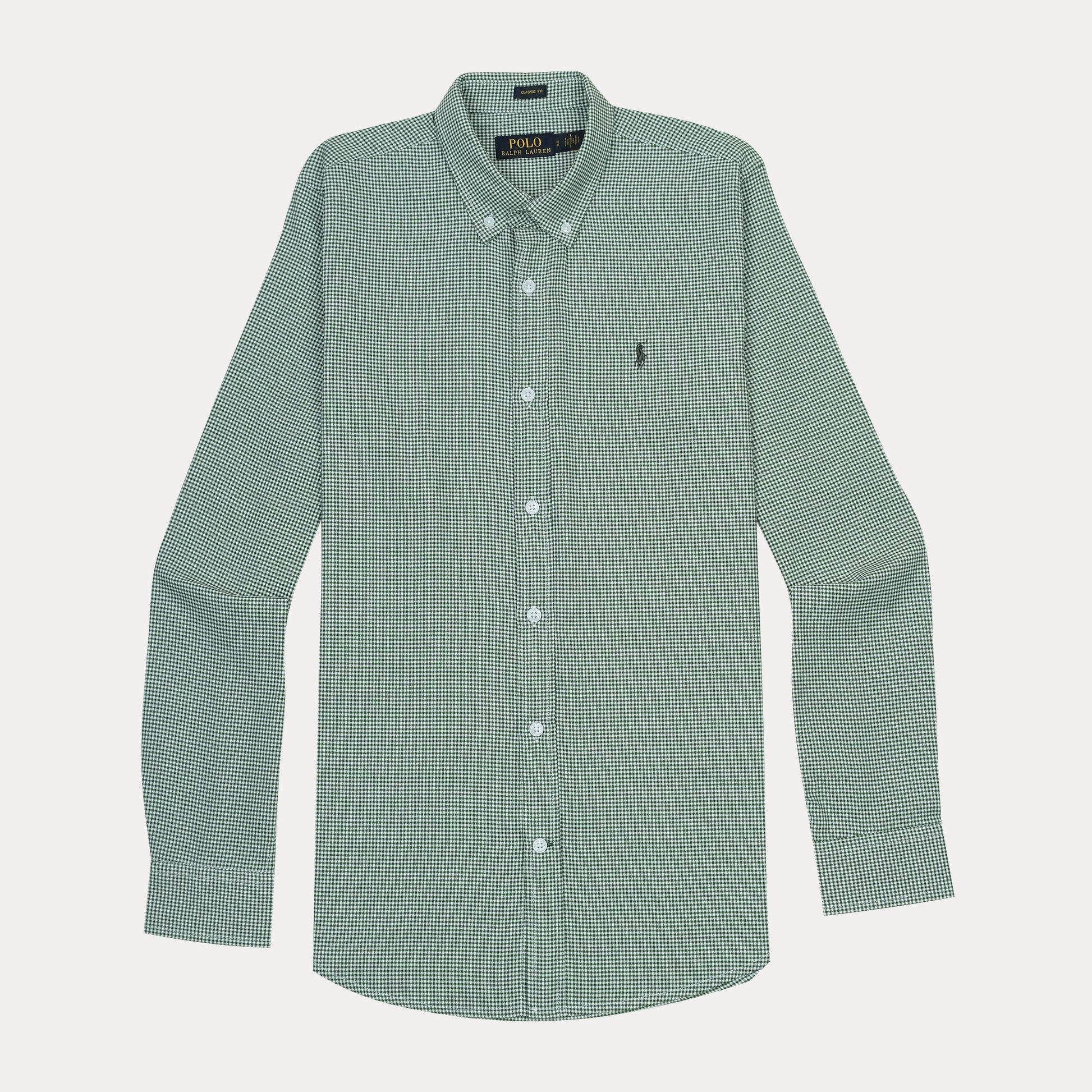 Polo Ralph Lauren Classic Fit Gingham Shirt in Enchanted Forest Green