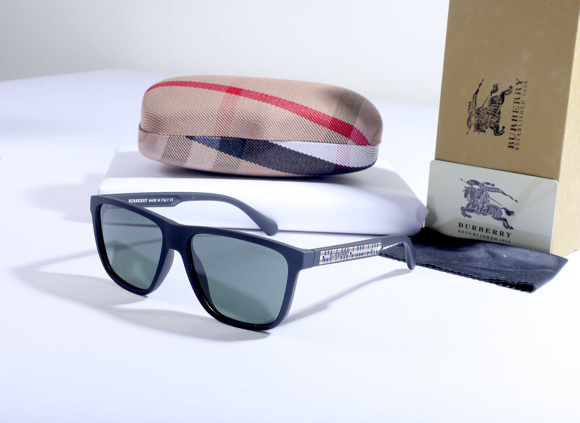 Burberry Classic Logo Sunglasses with Case