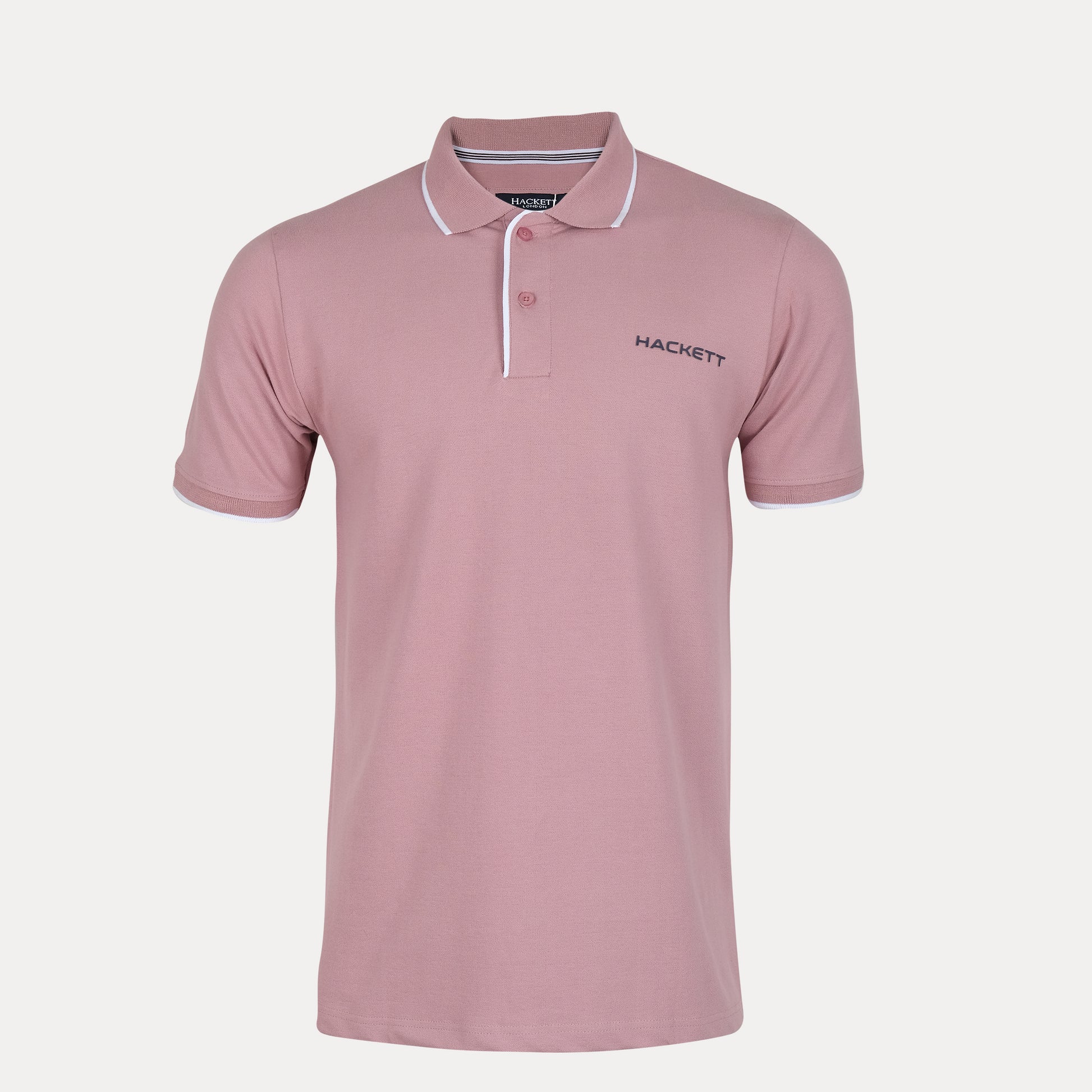 HACKETT Elegant Blush Cotton Polo Shirt