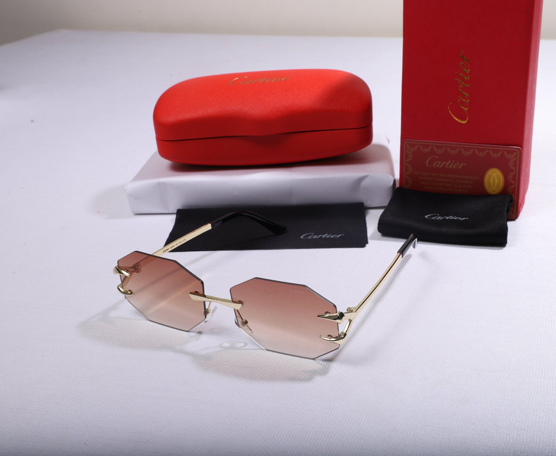 Cartier Octagonal Gradient Sunglasses