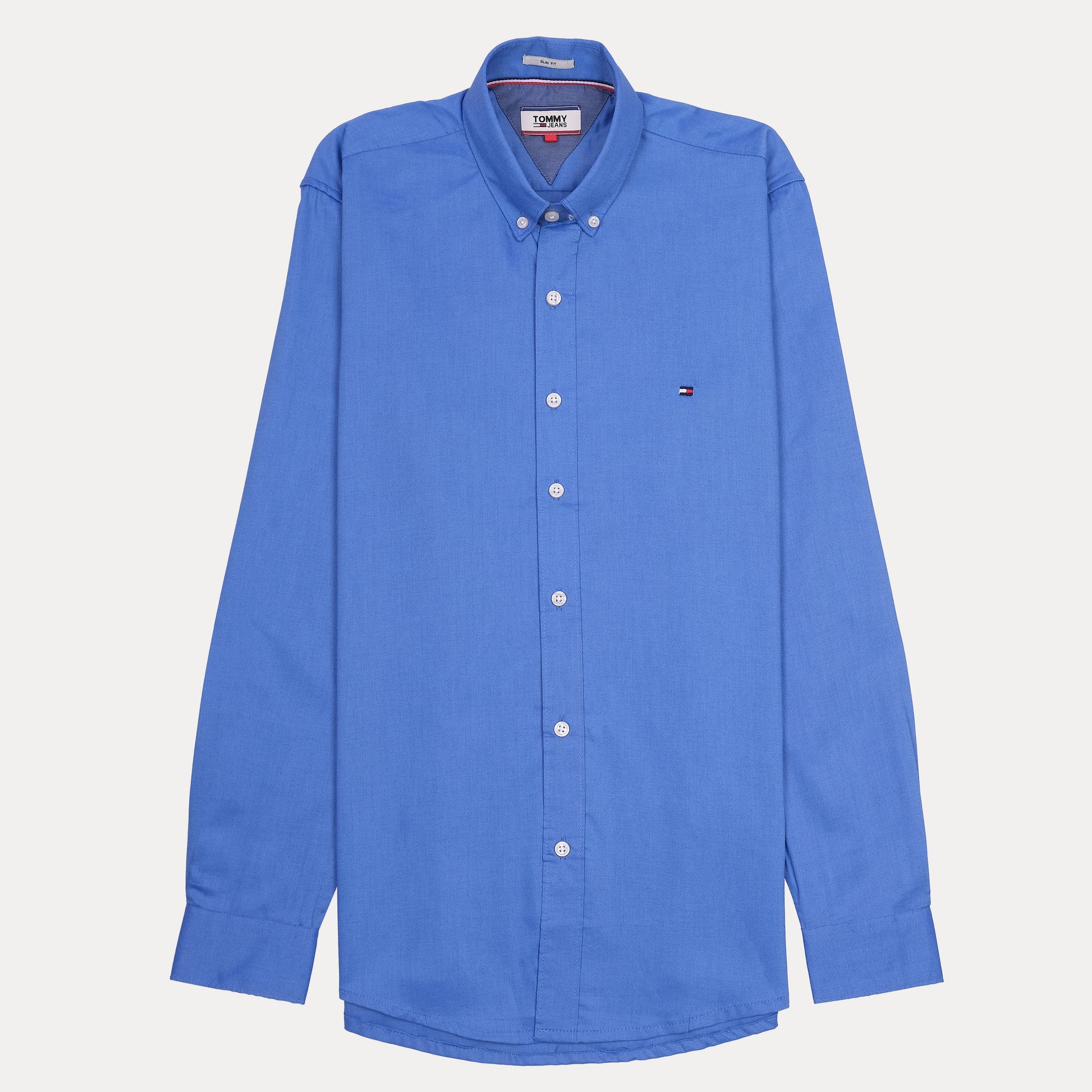 Tommy Jeans Effervescent Azure Slim Fit Shirt