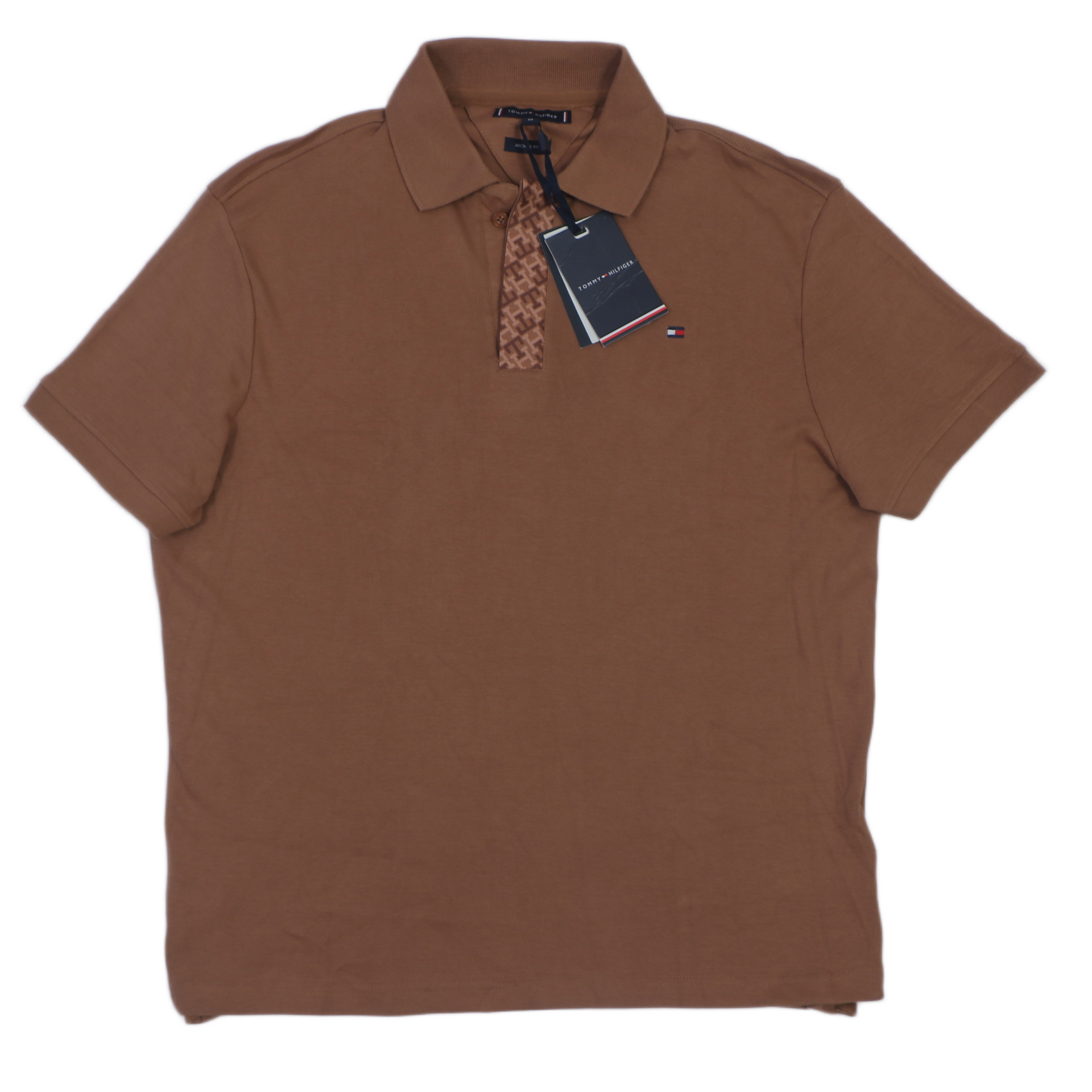 TOMMY HILFIGER Opulent Amber Classic Fit Short Sleeve Polo Shirt