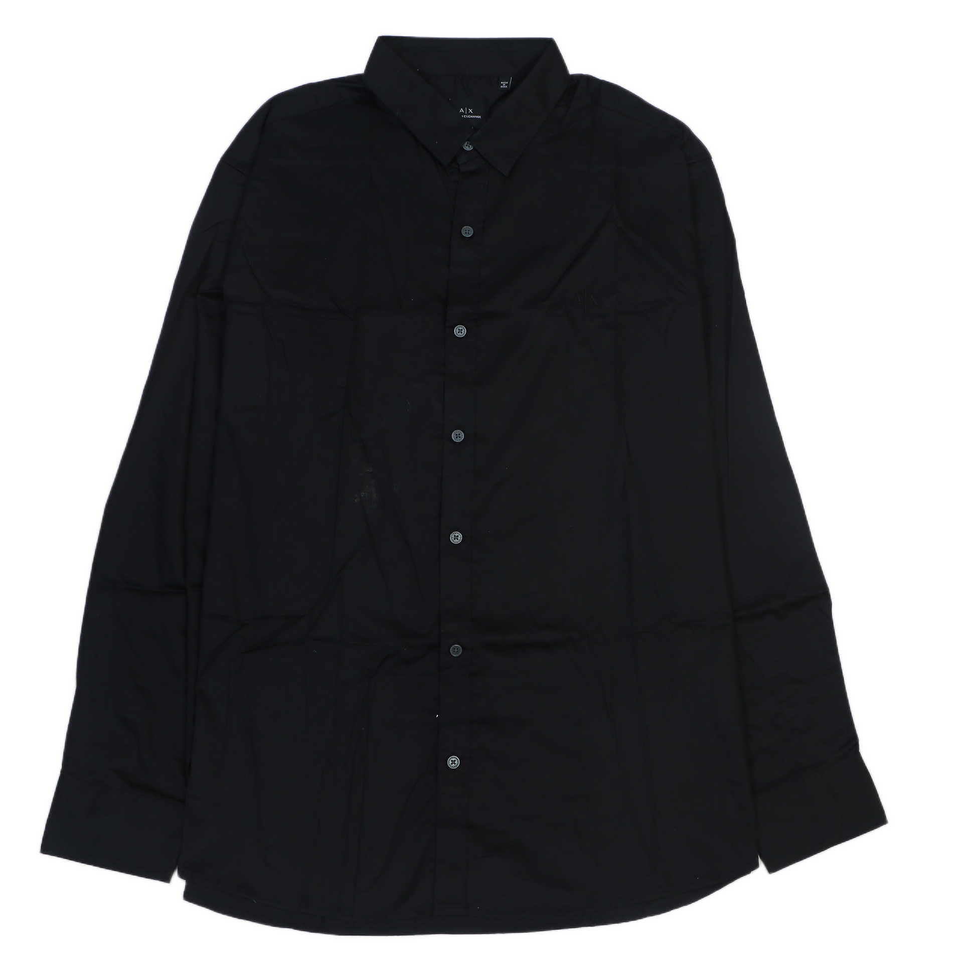 ARMANI EXCHANGE Ember Garnet Tailored Fit Long Sleeve Button-Up Shirt