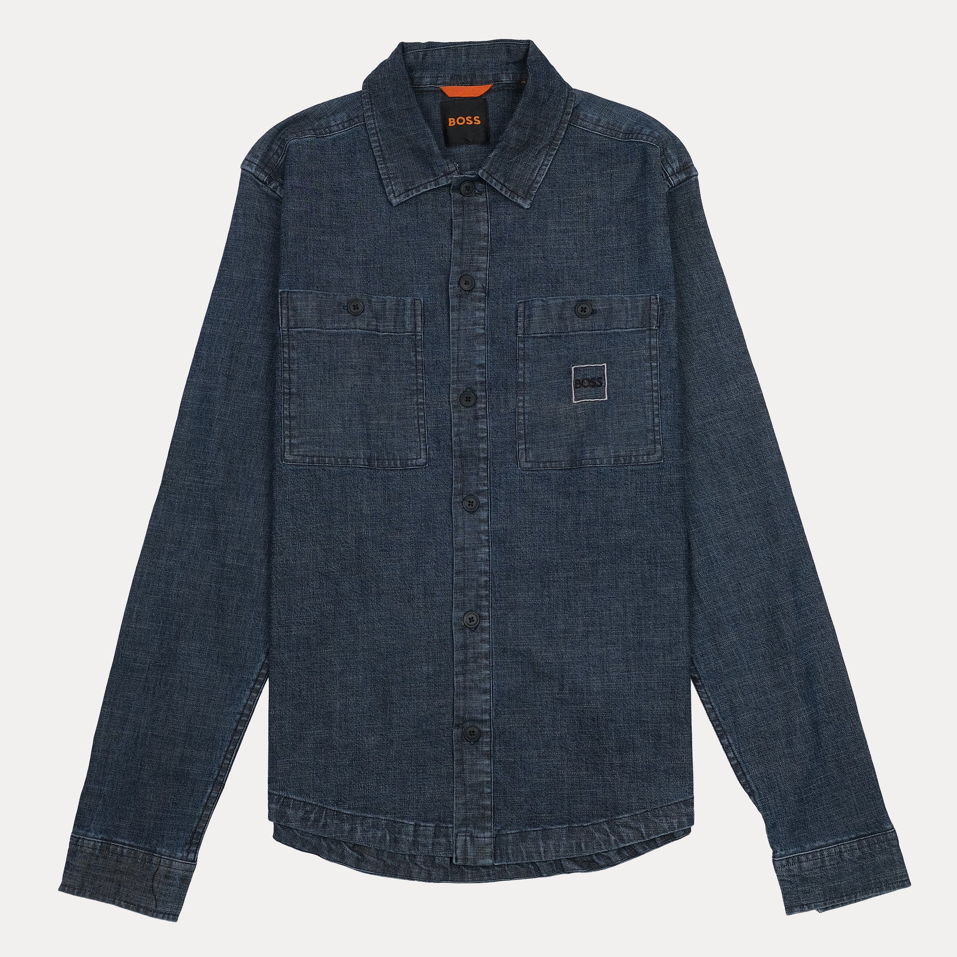 BOSS Denim Delight Shirt in Midnight Blue