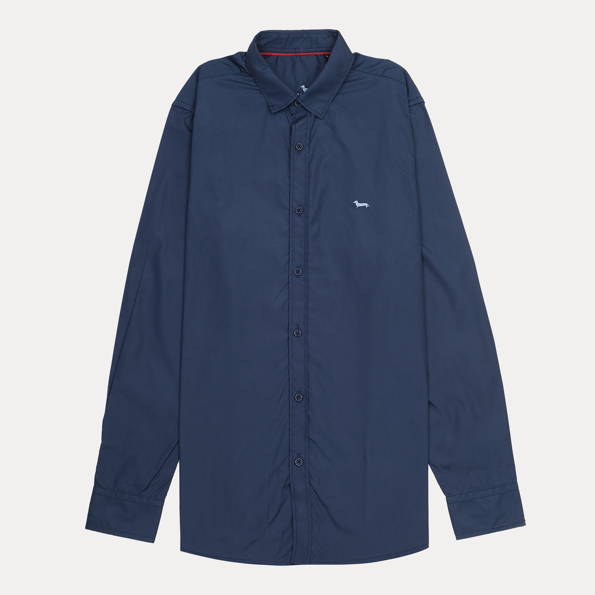 HARMONT&BLAINE Harmont & Blaine Regular Fit Navy Button-Up Shirt