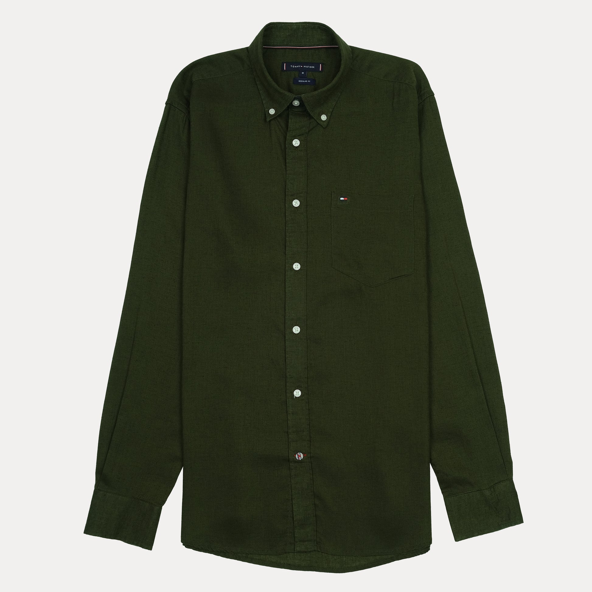 Tommy Hilfiger Enchanted Forest Button-Up Linen Shirt