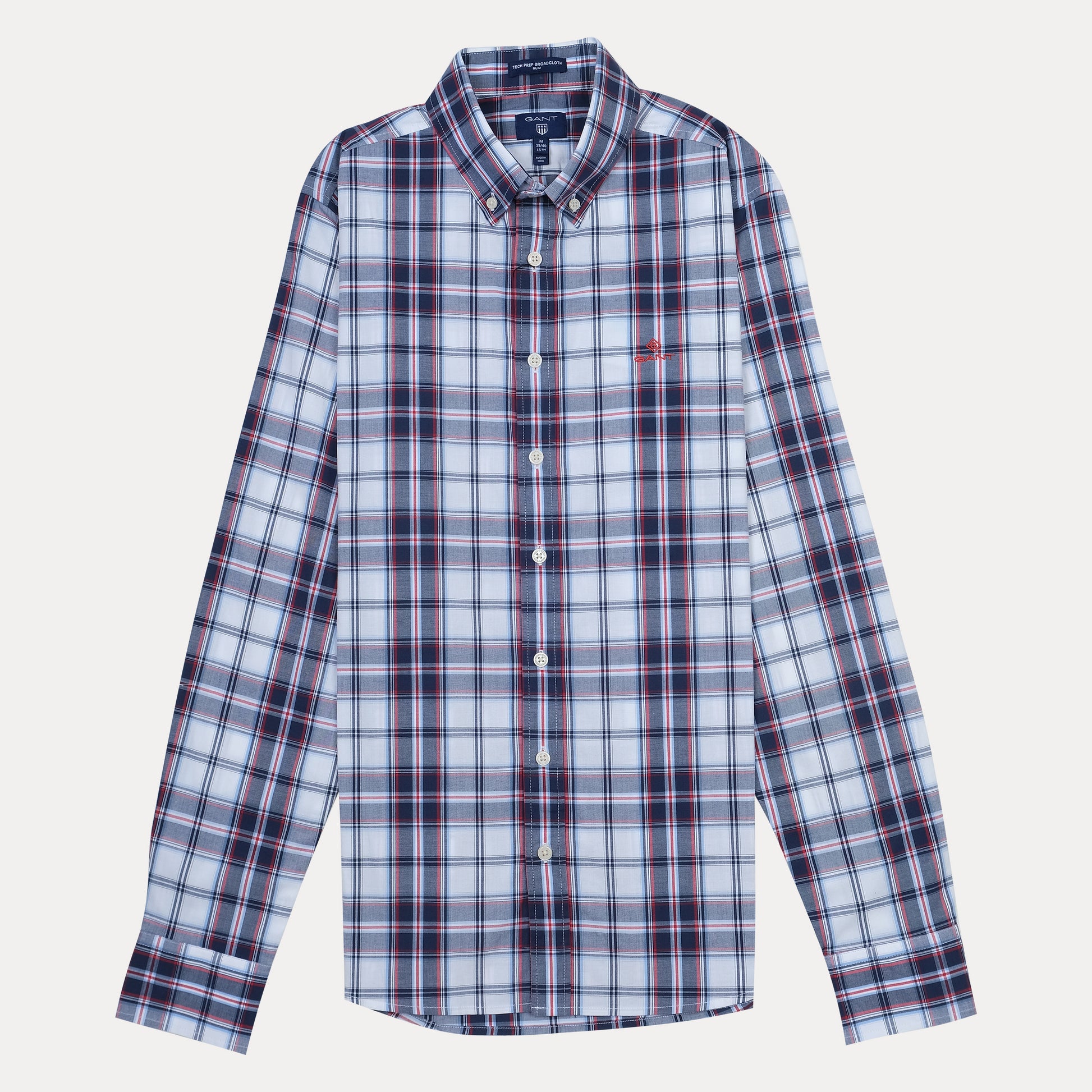GANT Classic Fit Plaid Button-Down Shirt