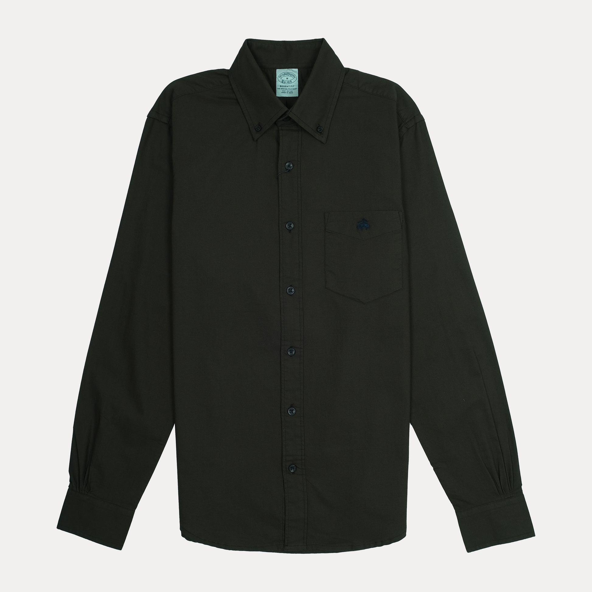 BROOKS BROTHERS Enchanted Fern Tailored Fit Long Sleeve Shirt