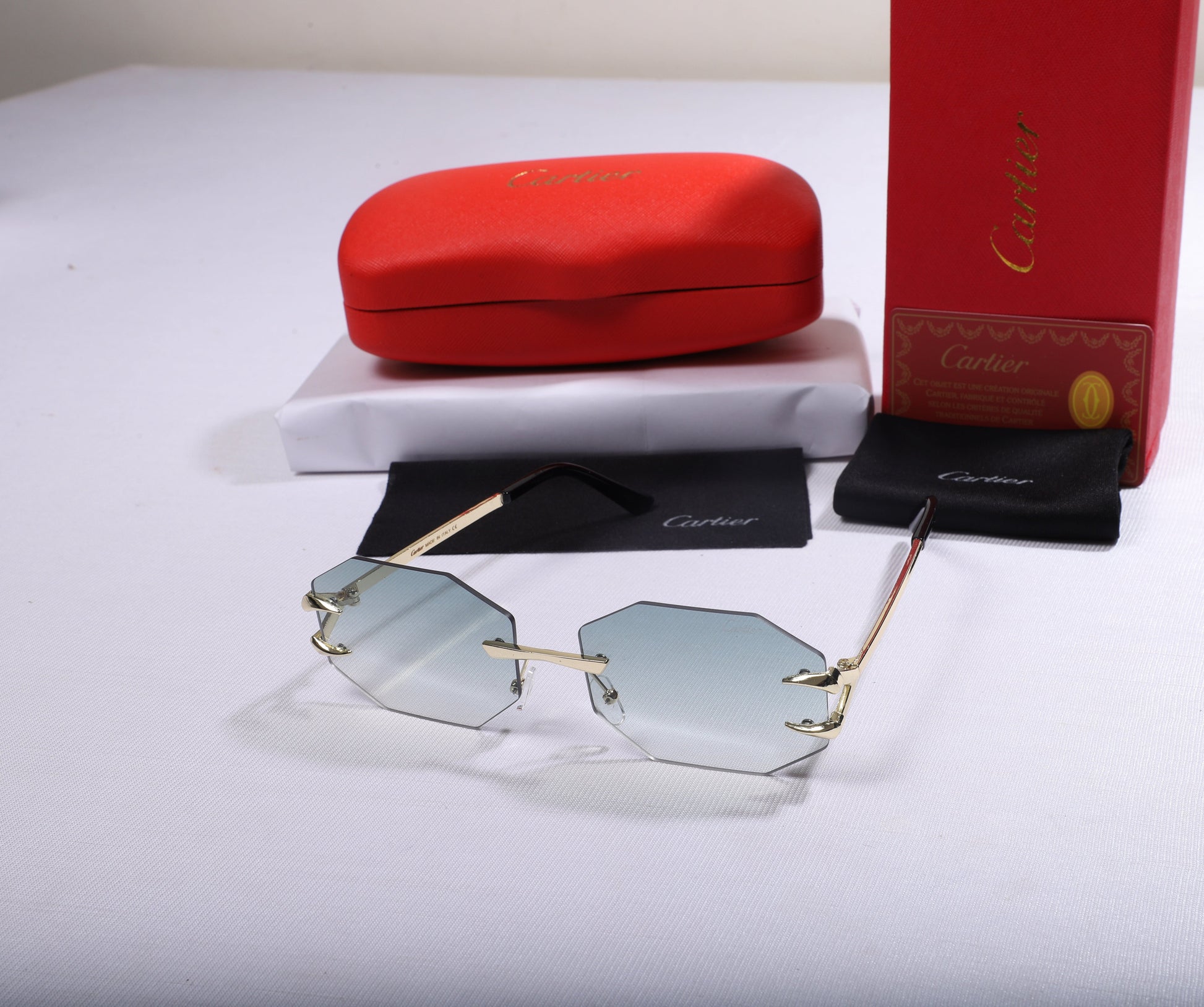 Cartier Octagonal Gradient Sunglasses
