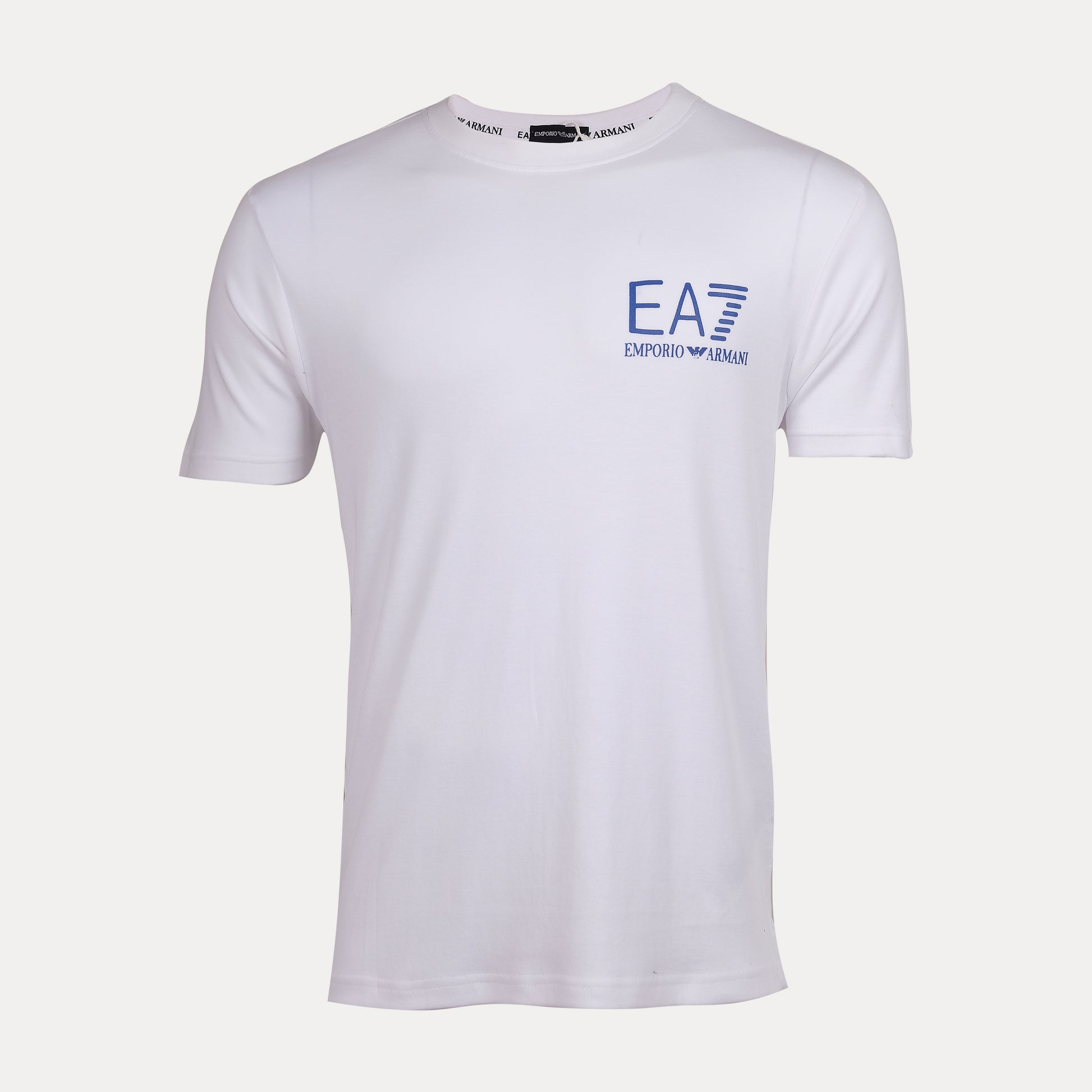 EA7 EMPORIO ARMANI Celestial Ivory Relaxed Fit Short Sleeve T-Shirt