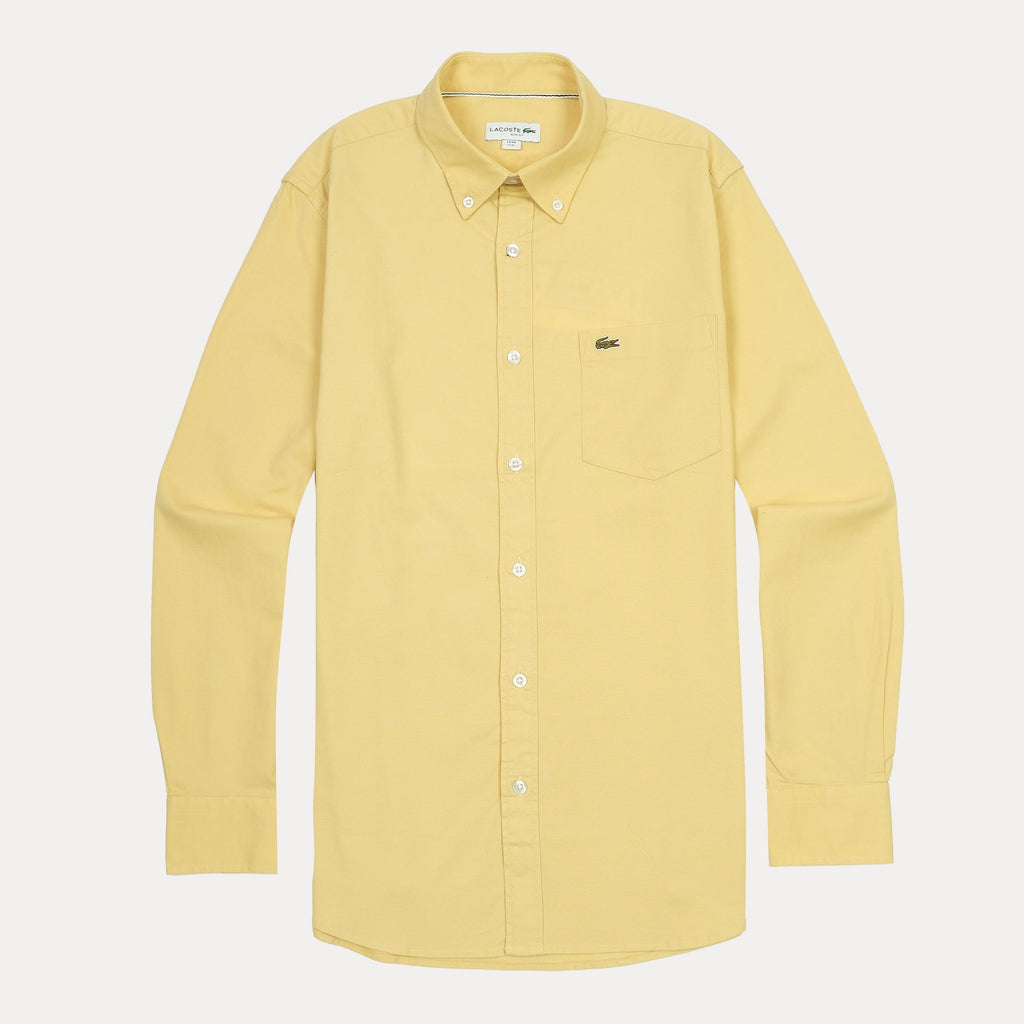 LACOSTE Sunbeam Amber Classic Fit Long Sleeve Button-Down Shirt