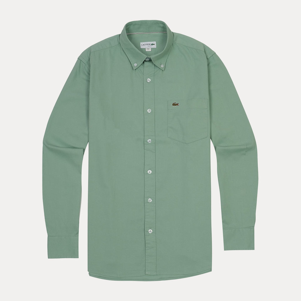 LACOSTE Serene Lagoon Classic Fit Long Sleeve Button-Down Shirt