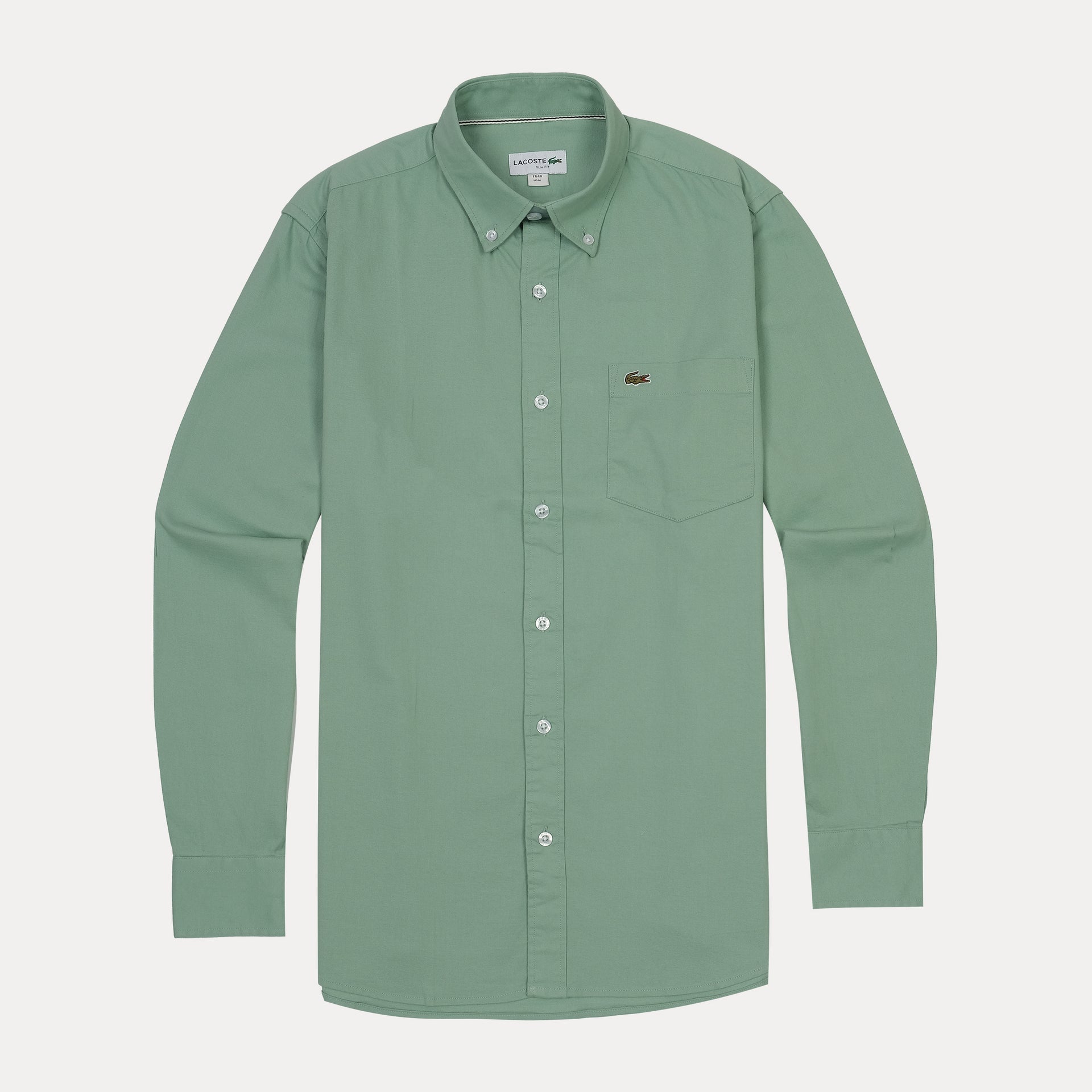 LACOSTE Serene Lagoon Classic Fit Long Sleeve Button-Down Shirt