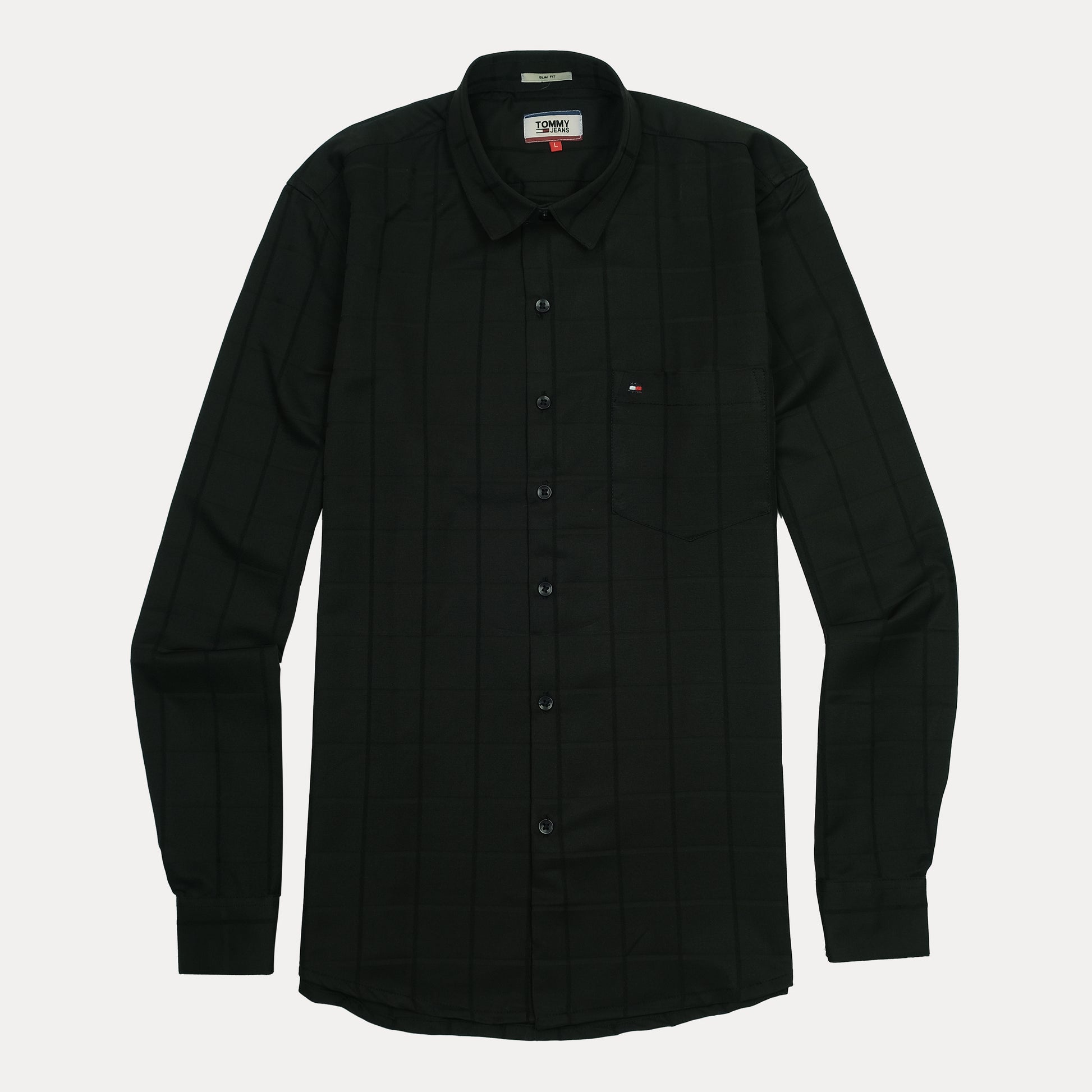 Tommy Jeans Sleek Midnight Check Slim Fit Shirt