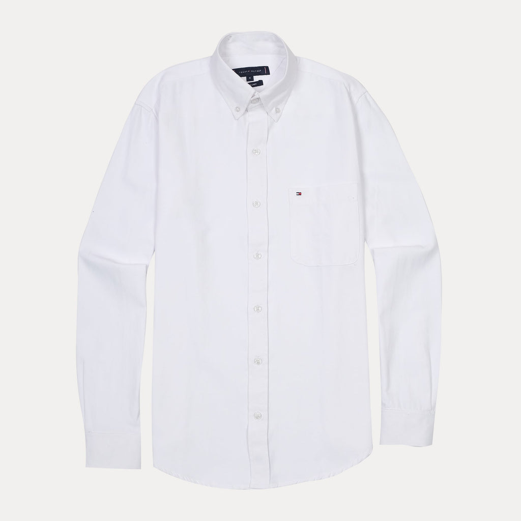 TOMMY HILFIGER Serene Pearl Classic Fit Long Sleeve Button-Down Shirt
