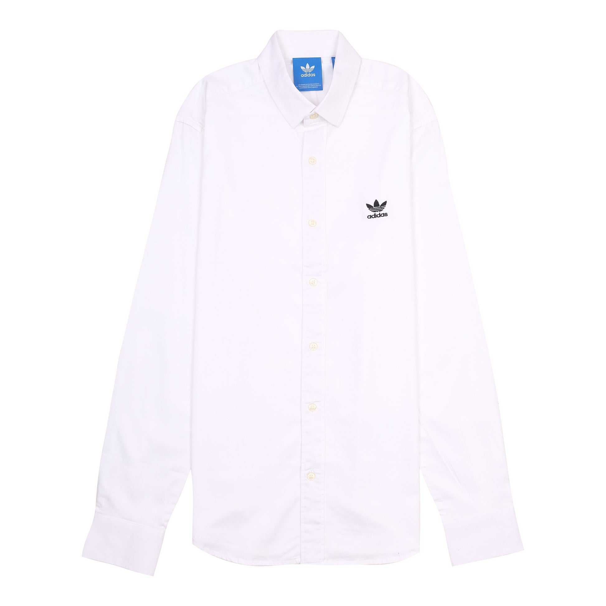 adidas Classic White Button-Up Shirt