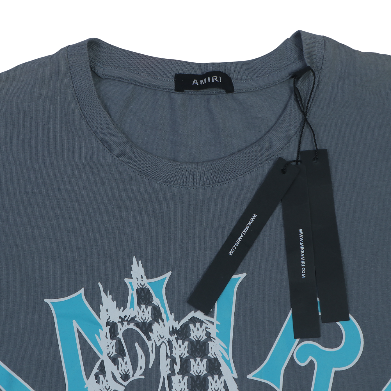 AMIRI Celestial Ash Tailored Fit Short Sleeve Jersey T-Shirt