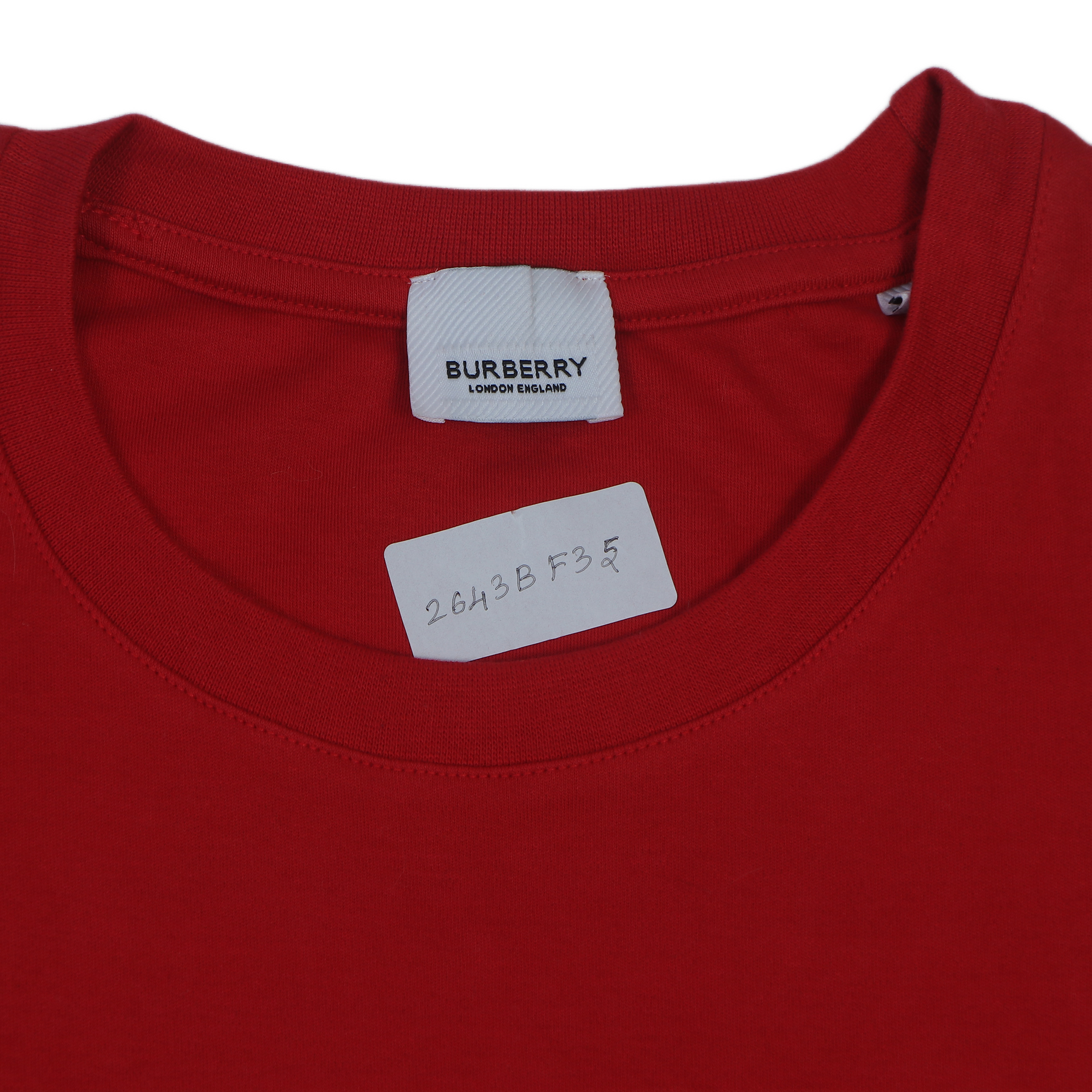 BURBERRY Scarlet Sunset Tailored Fit Short Sleeve Tee