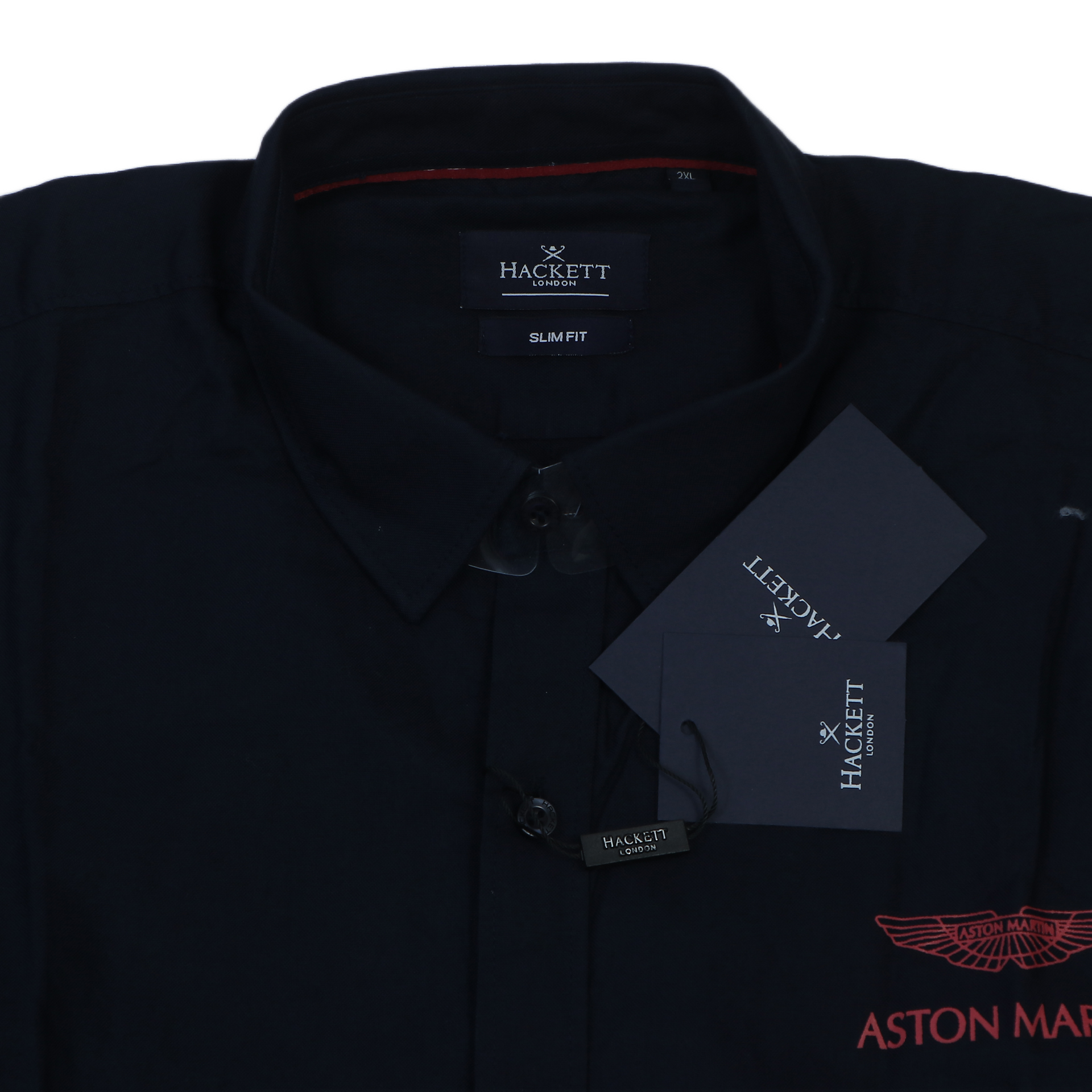 HACKETT LUXE Ethereal Indigo Tailored Fit Long Sleeve Button-Up Shirt