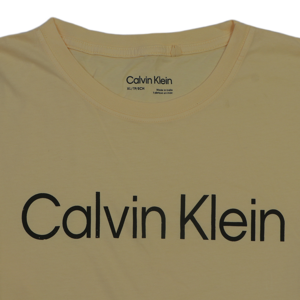 CALVIN KLEIN Sunbeam Honey Tailored Fit Long Sleeve T-Shirt