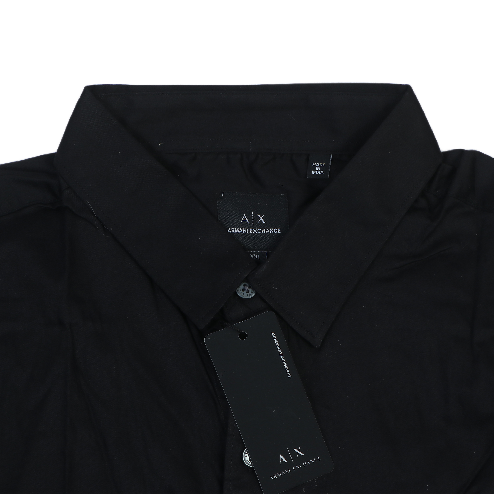 ARMANI EXCHANGE Ember Garnet Tailored Fit Long Sleeve Button-Up Shirt