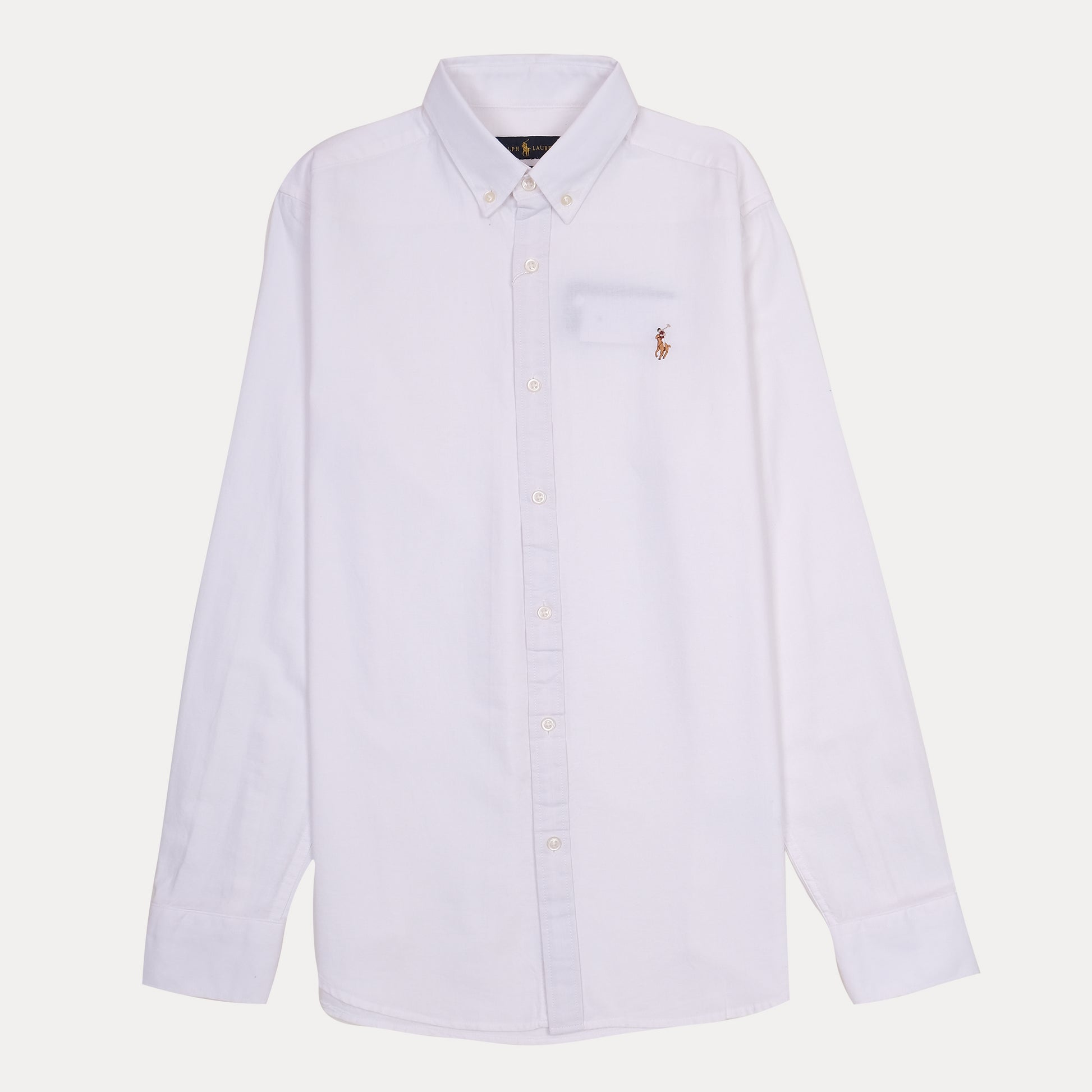 RALPH LAUREN Pristine Pearl Classic Fit Long Sleeve Shirt
