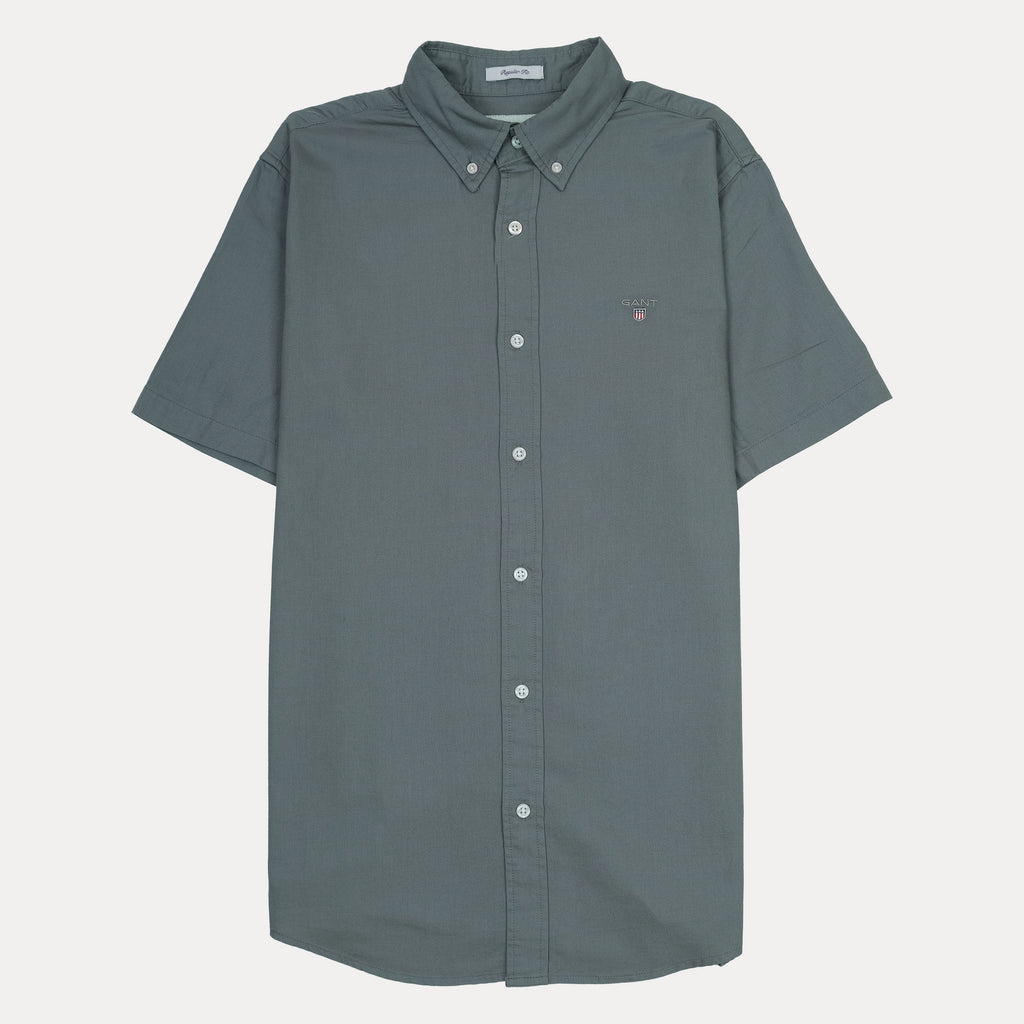 GANT Effortlessly Cool Slate Short-Sleeve Shirt