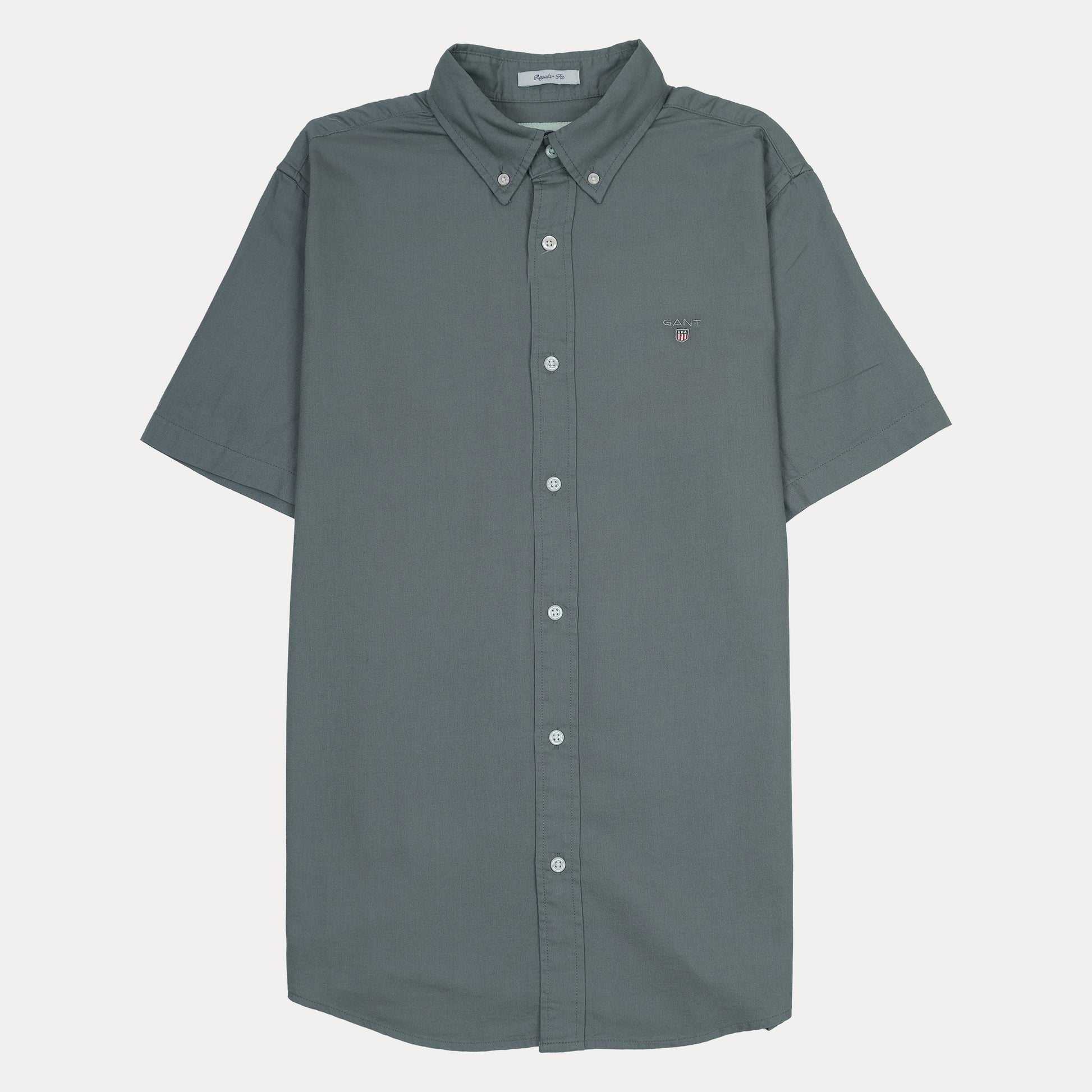 GANT Effortlessly Cool Slate Short-Sleeve Shirt