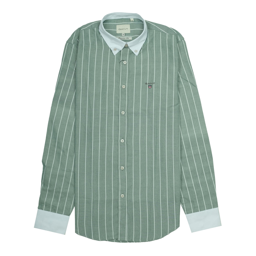 GANT Prismatic Sage Regular Fit Long Sleeve Shirt