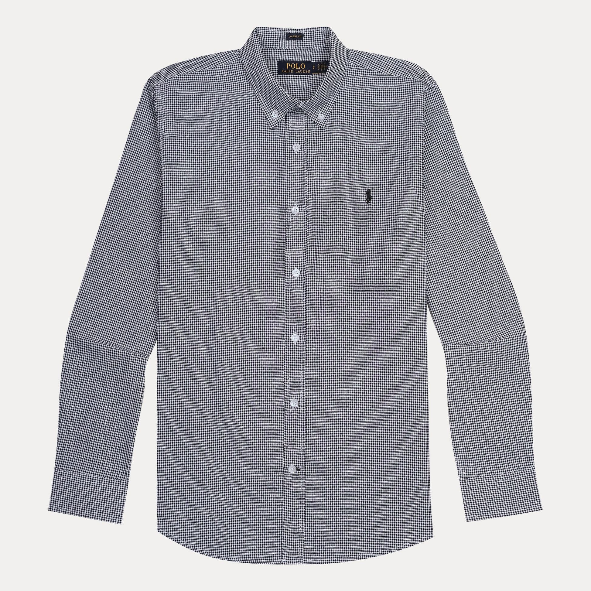 Polo Ralph Lauren Classic Fit Gingham Shirt in Charcoal Check