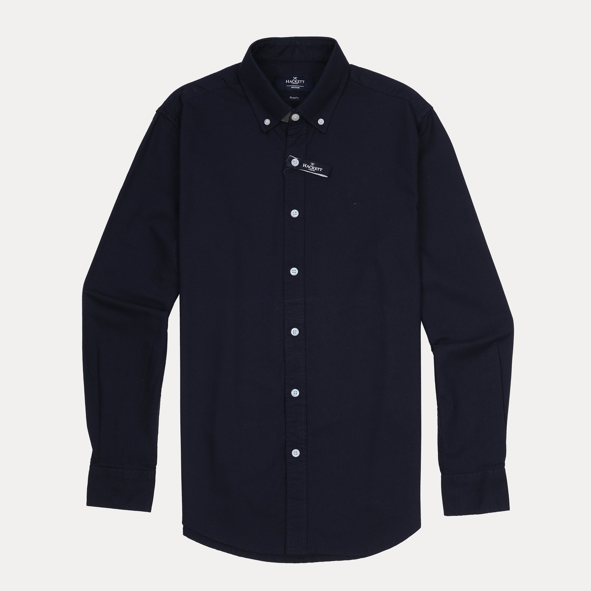 HACKETT Elegant Midnight Blue Slim Fit Shirt