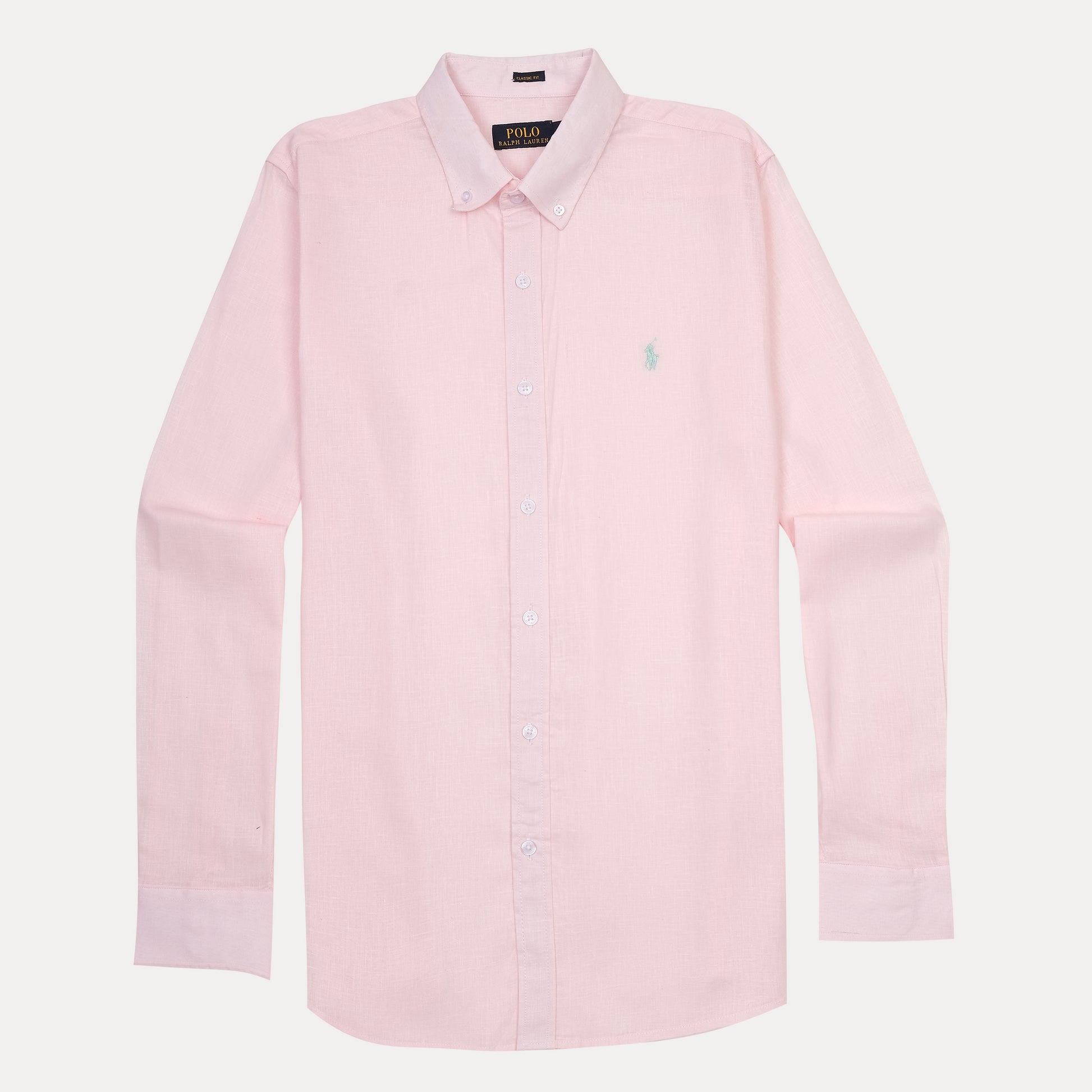 Polo Ralph Lauren Classic Fit Linen Shirt in Blush Blossom