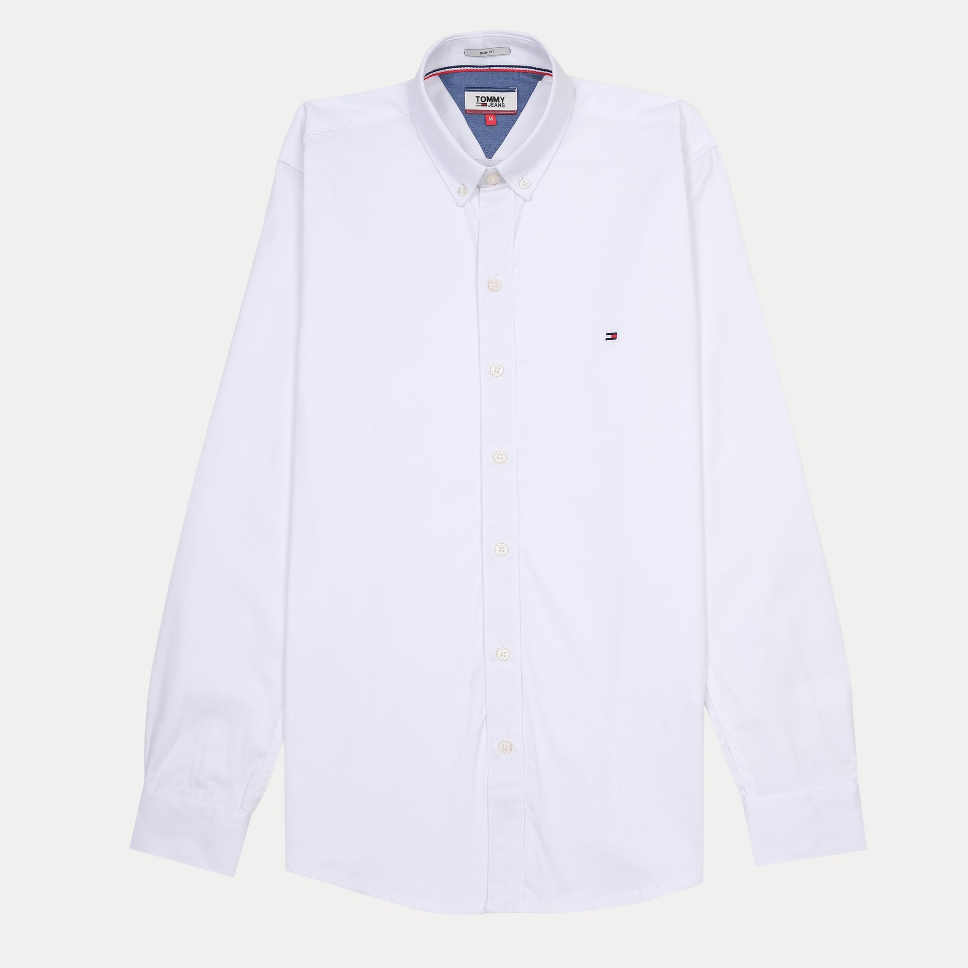 Tommy Jeans Crisp White Slim Fit Shirt