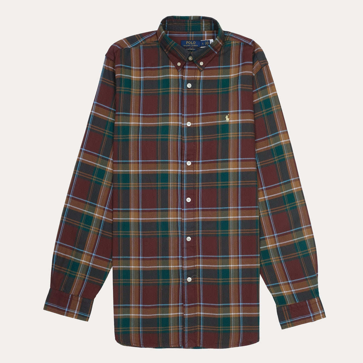 Polo Ralph Lauren Custom Fit Plaid Button-Up Shirt