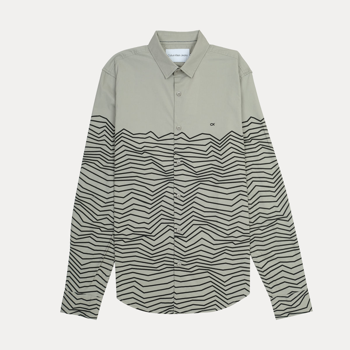 CALVIN KLEIN JEANS Prismatic Quartz Ember Long Sleeve Shirt