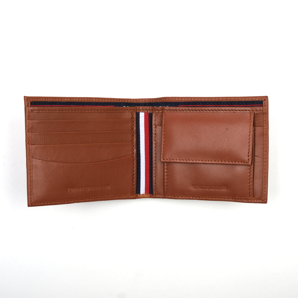 Tommy Hilfiger Classic Cognac Leather Wallet
