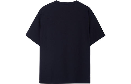 GUCCI Midnight Ink Oversized Short Sleeve Rainbow Lightning Logo Tee