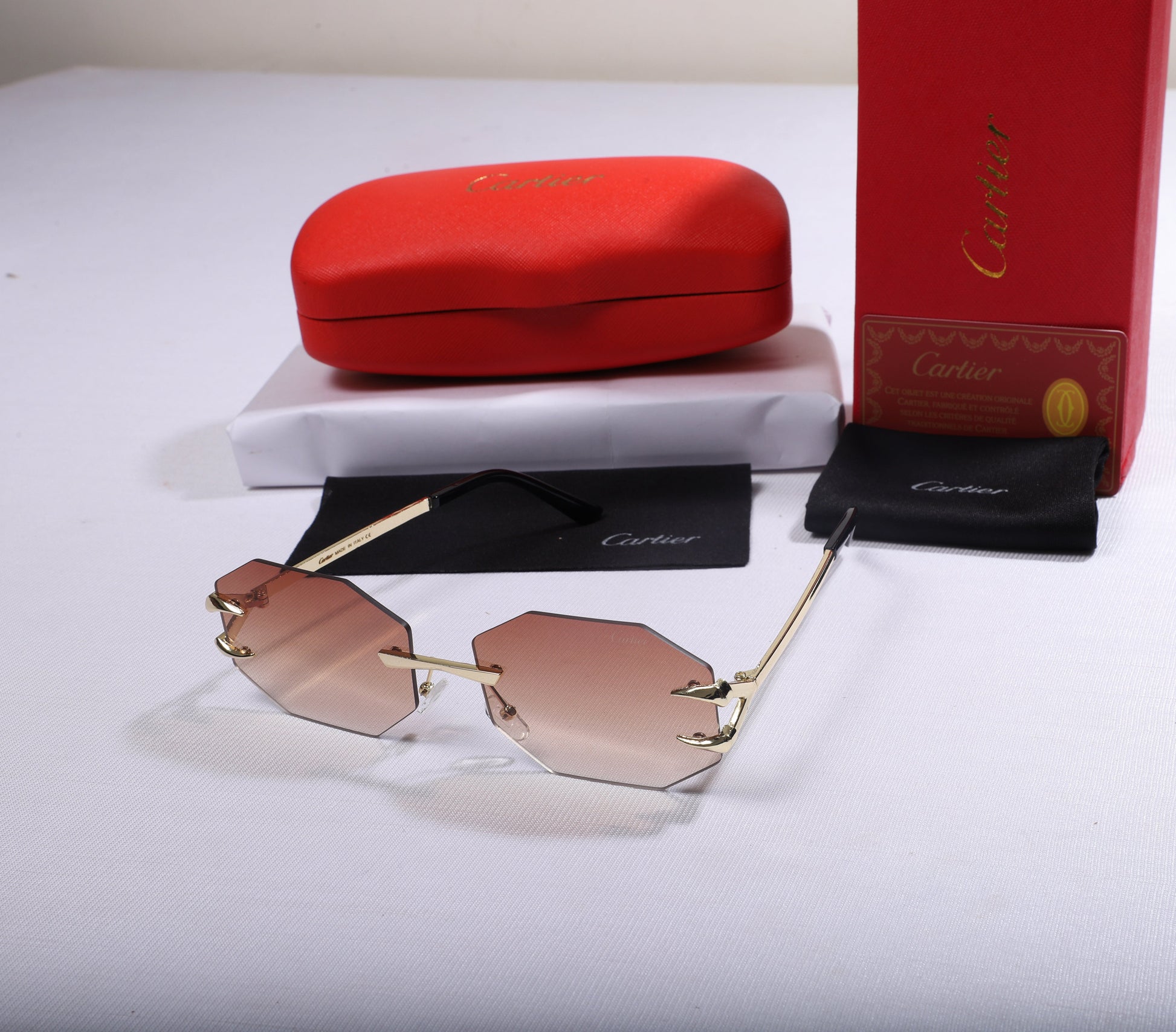 Cartier Octagonal Gradient Sunglasses