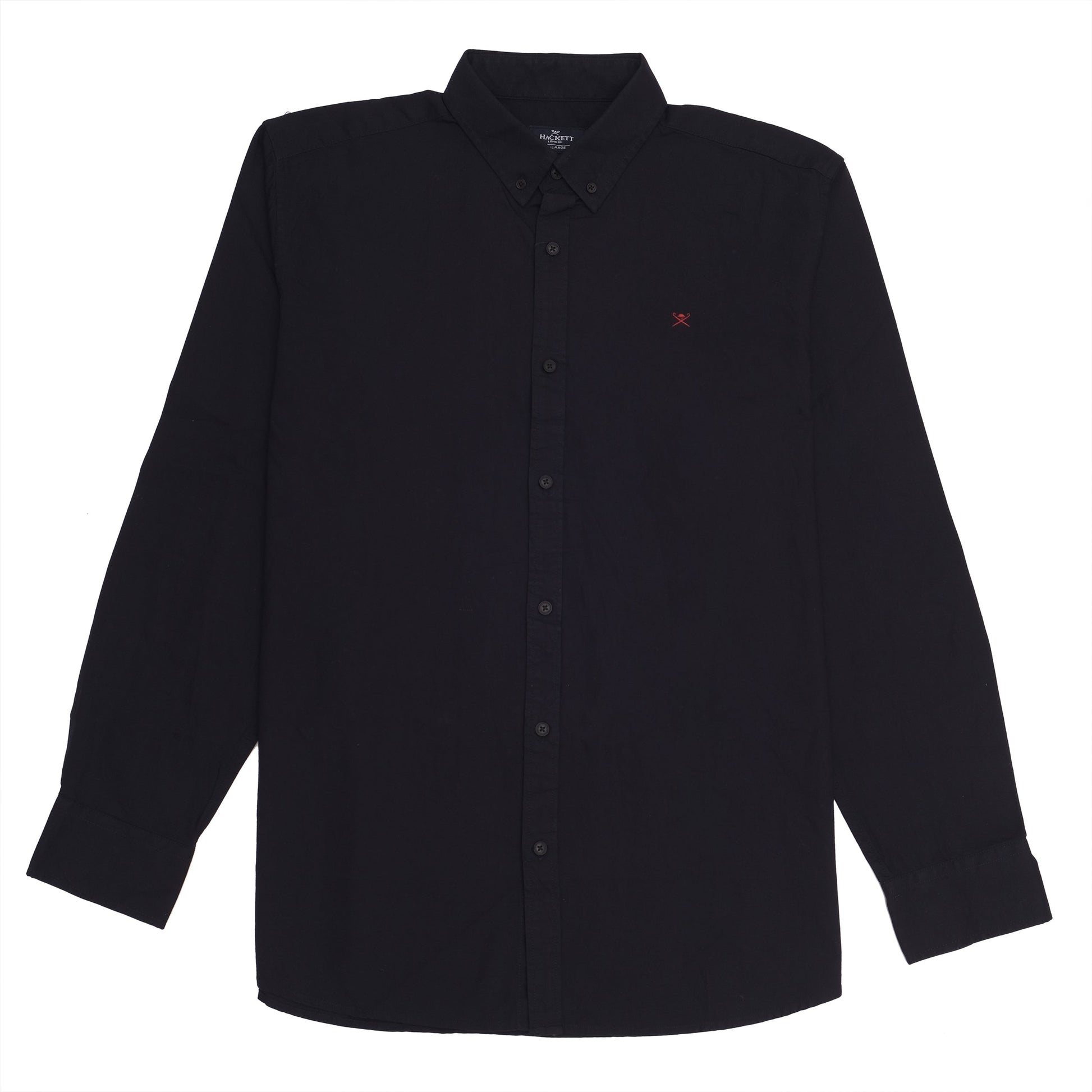 HACKETT Midnight Noir Slim Fit Long Sleeve Button-Up Shirt